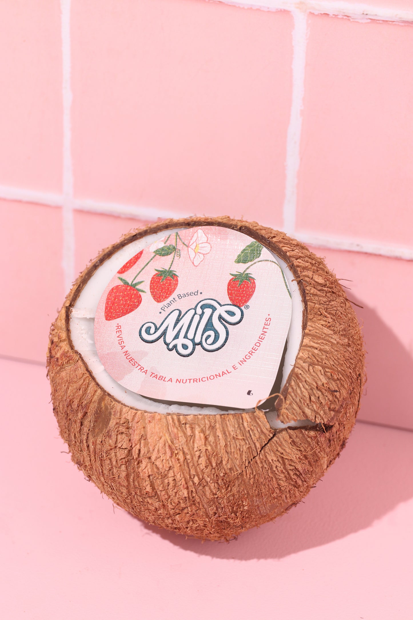 Yogurt sin lácteos bebible calcio sabor fresa 150g