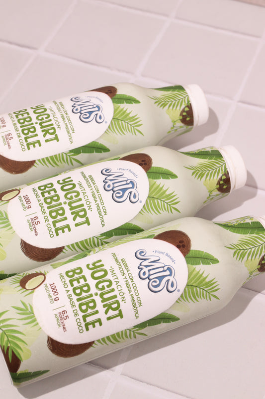 Yogurt sin lácteos bebible calcio sabor natural 1000g