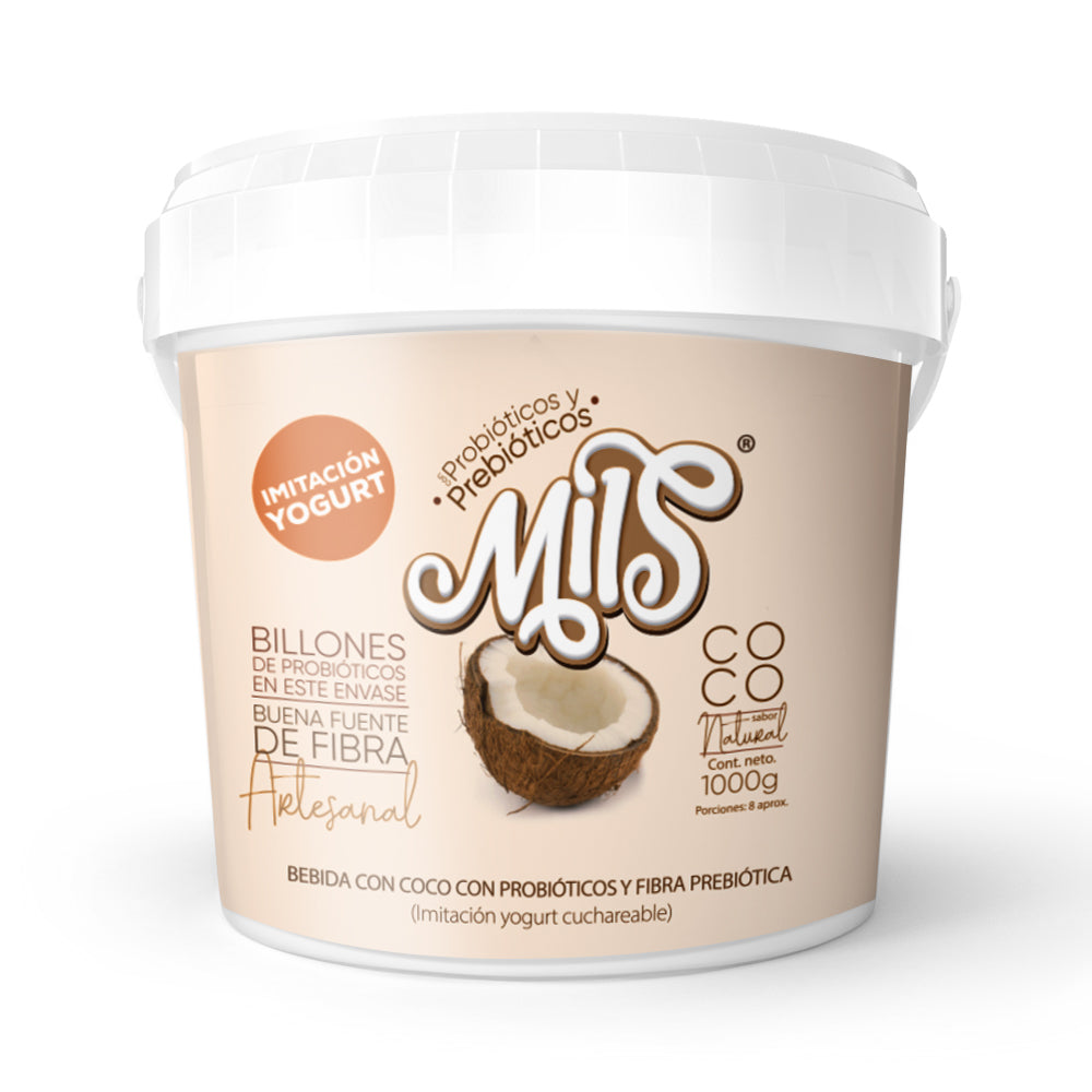 Yogurt sin lácteos cuchareable sabor natural 1000g