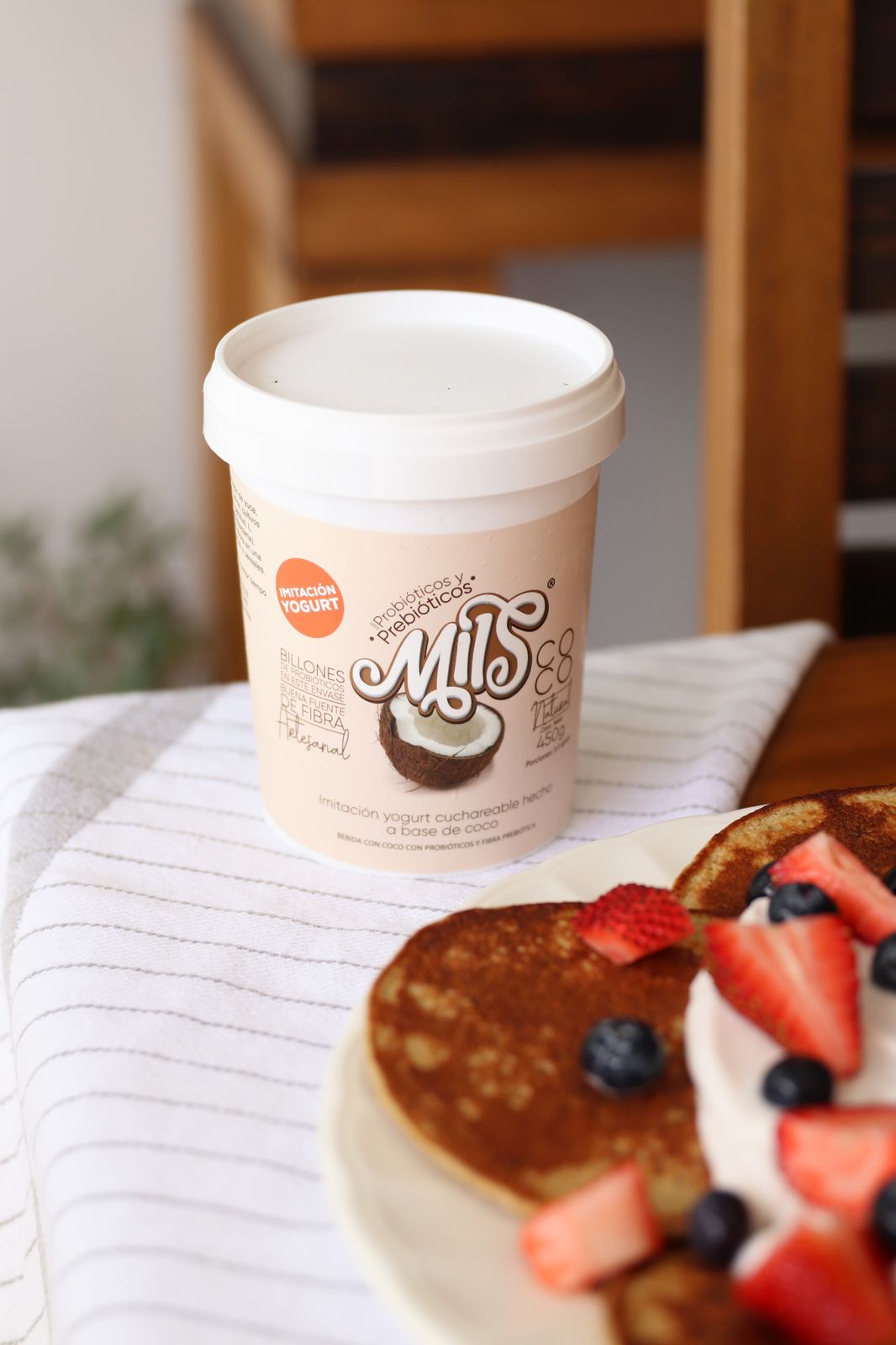 Yogurt sin lácteos cuchareable sabor natural 450g