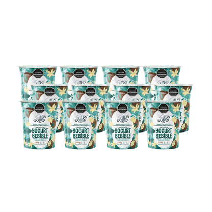 Yogurt sin lácteos bebible calcio sabor vainilla 150g x12und (Ahorra $8.878)