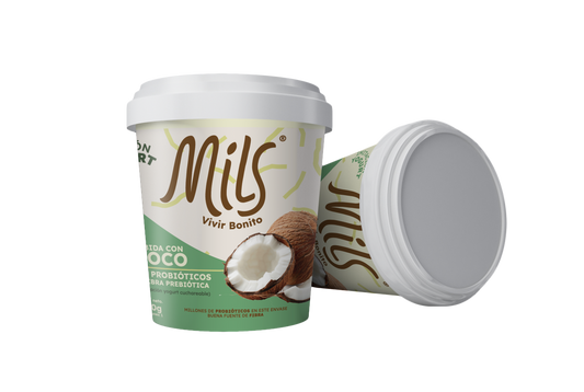 Yogurt sin lácteos cuchareable sabor natural 1000g (Belleza de la piel)