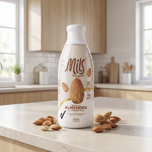 Bebida de almendras probiótica sin endulzante 1000ml