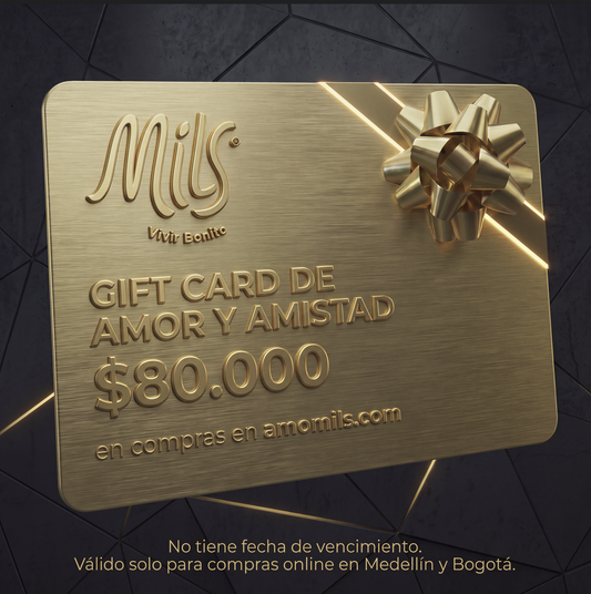 Tarjeta de Regalo Amor y Amistad Mils