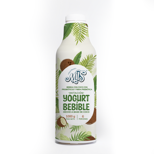 Yogurt sin lácteos bebible sabor natural 1000g