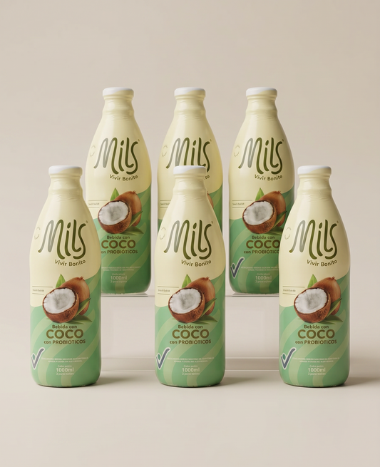 Six pack bebida de coco probiótica sin endulzante (x6und) -5%OFF