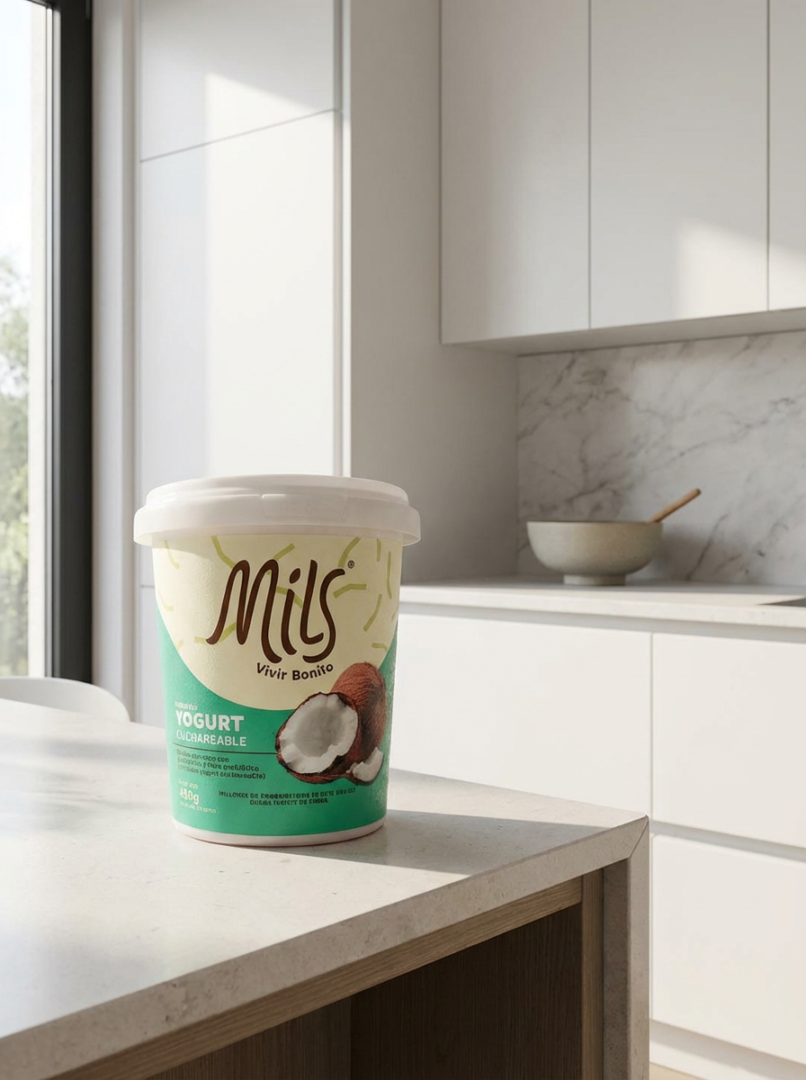 Yogurt sin lácteos cuchareable sabor natural 450g (Belleza de la piel)