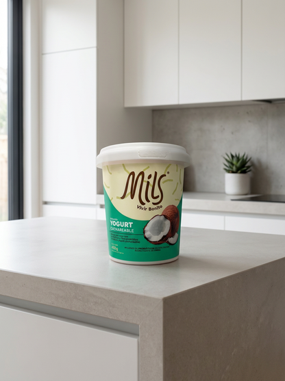 Yogurt sin lácteos cuchareable sabor natural 450g (Belleza de la piel)