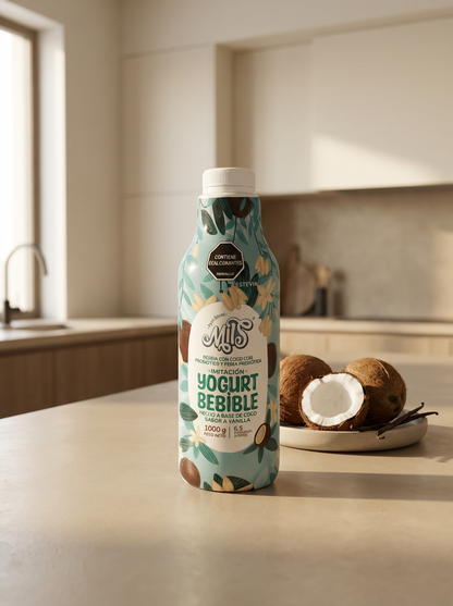 Yogurt de coco mils sabor vainilla 1000g